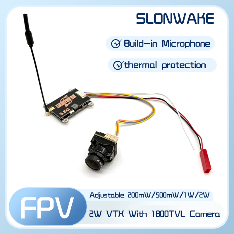 Fpv Drone Vtx - Nadajnik SLONWAKE 5.8G 56CH 2W VTX