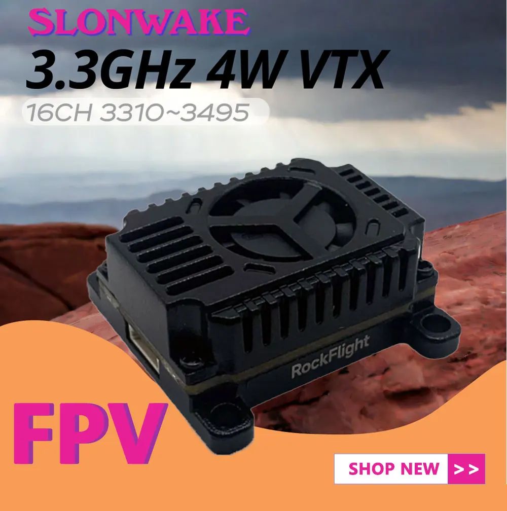 SLONWAKE FPV 3.3G 16CH 4000mW  – Fpv Drone Vtx recenzja i cena