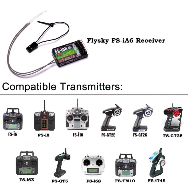 Odbiornik Flysky FS-IA6 6-kana – Fpv Drone Battery recenzja i cena