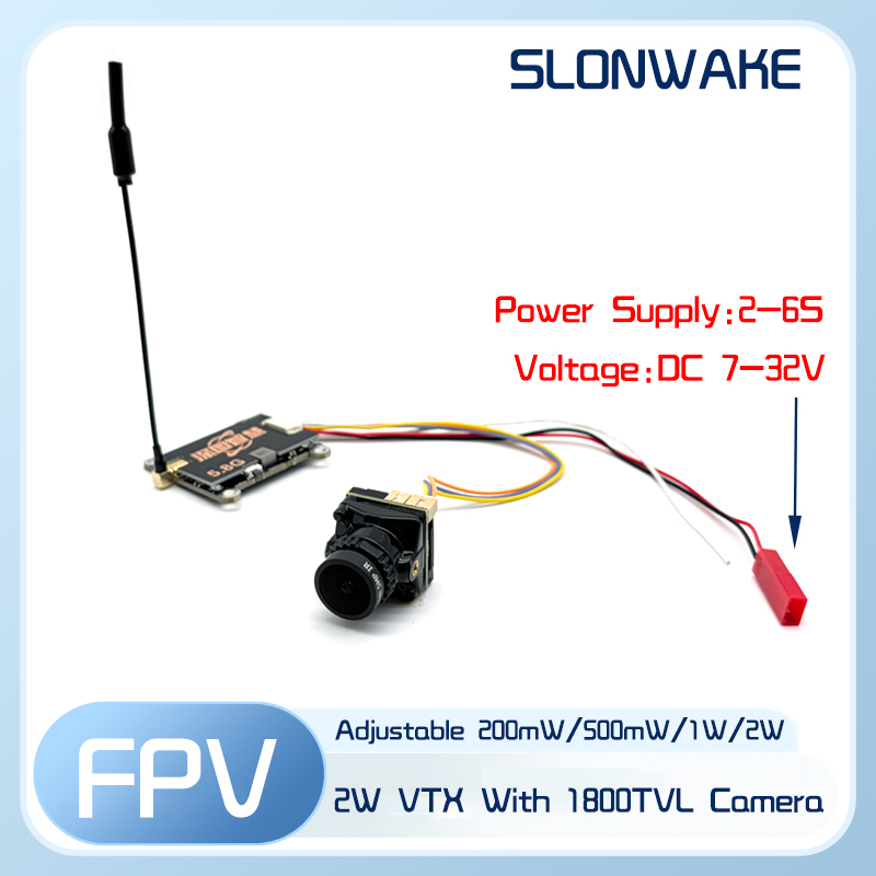Nadajnik SLONWAKE 5.8G 56CH 2W – Fpv Drone Vtx recenzja i cena