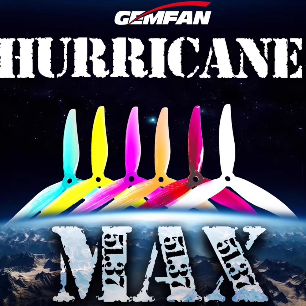 2 pary śmigieł Gemfan Hurrican – Fpv Drone Motor recenzja i cena