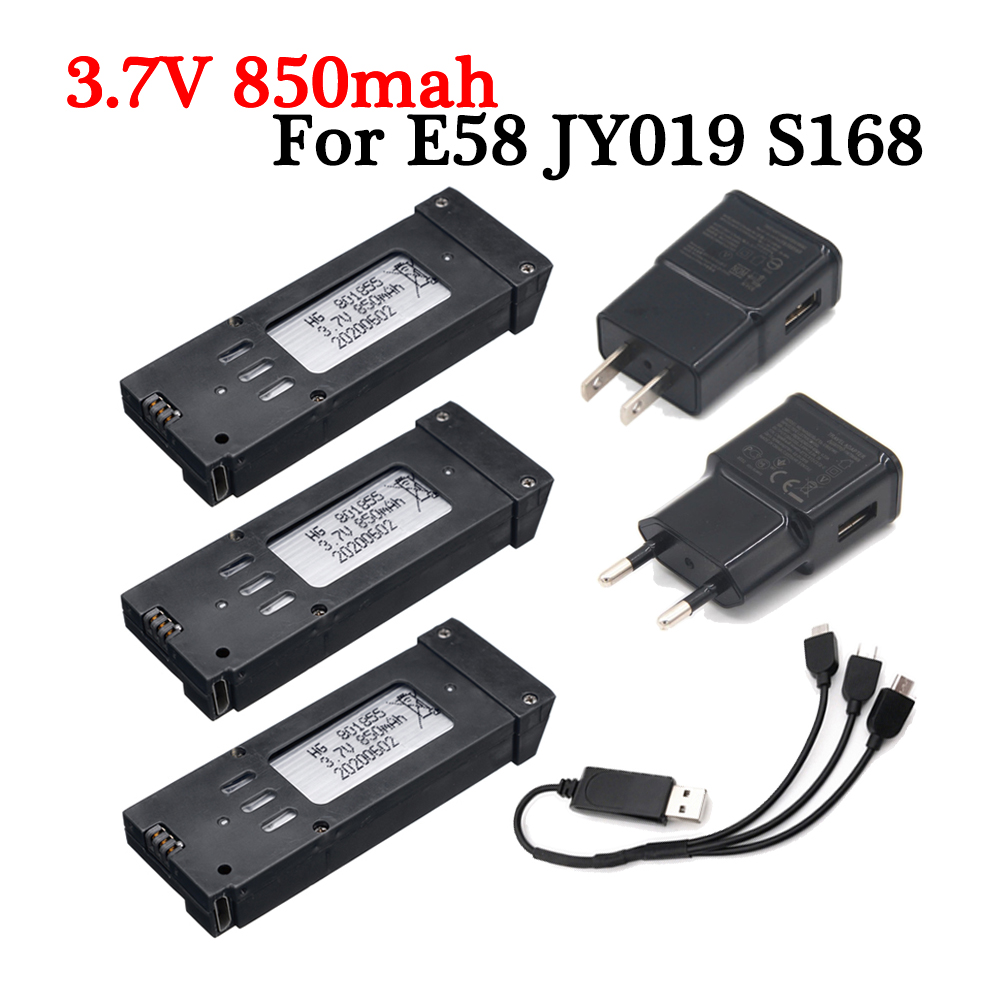 Wersja ulepszeń 3.7V 850mah ba – Eachine Drone E58 recenzja i cena